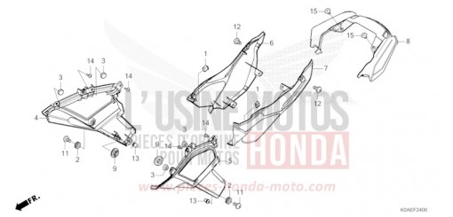 SIDE COVER CBF300NAN de 2022